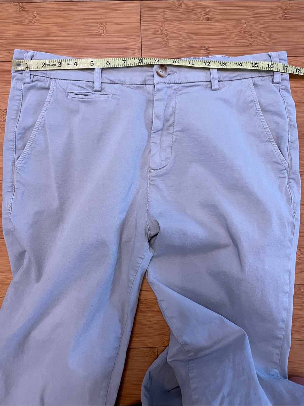 Marine Layer Men’s Chino Pants Size 34 x 31 Gray - Picture 9 of 10